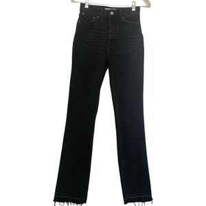 We The Free High Rise Flare Raw Hem Jeans